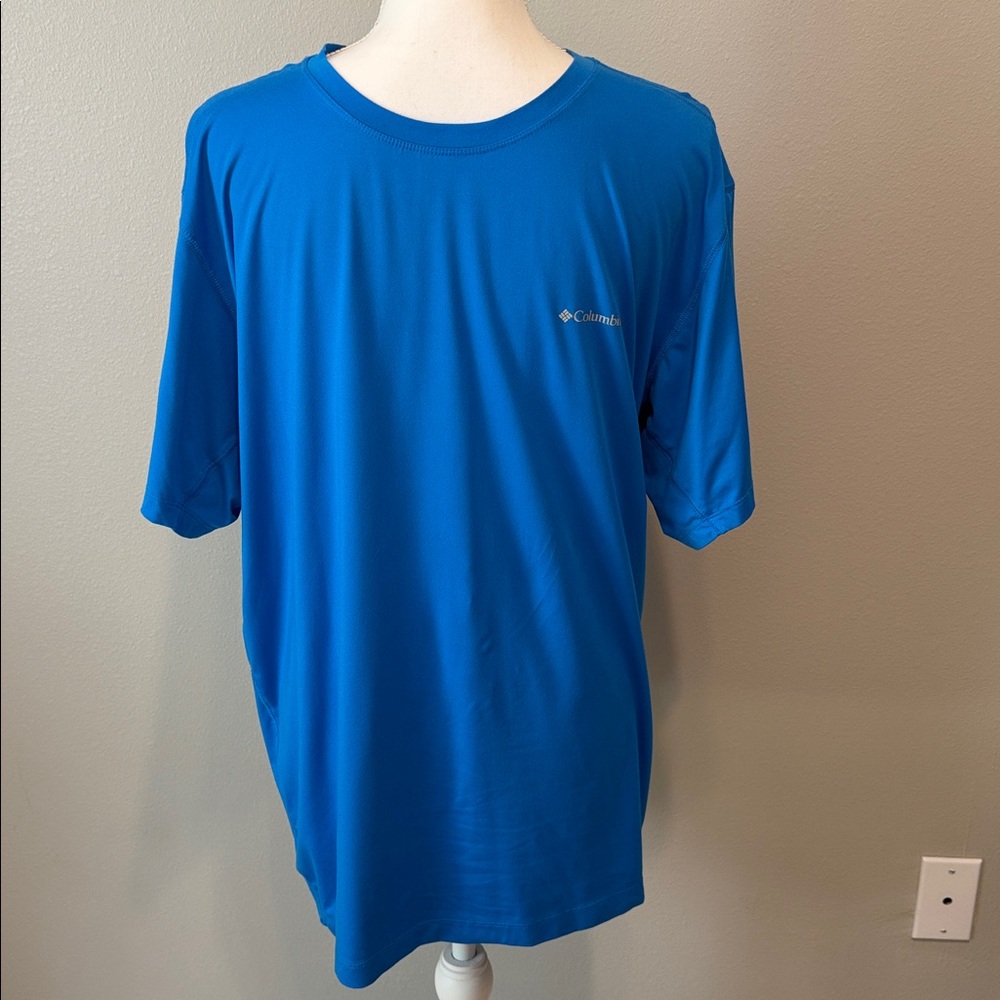 Columbia Bright Blue Crewneck Tee
